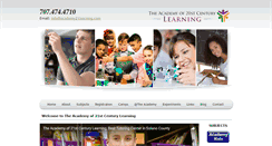 Desktop Screenshot of academy21learning.com